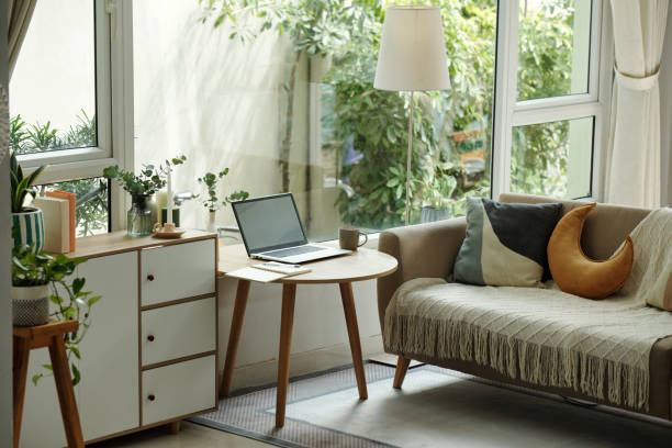 istock Modern Living Room In Apartment 2166152166