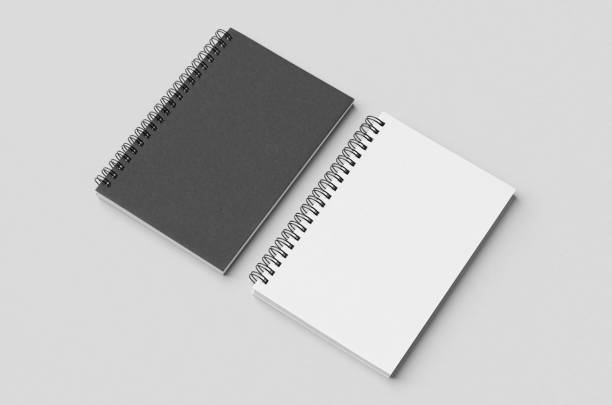 istock White and black spiral notebooks mockup. 2166154780