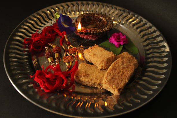 istock Rakhsa bandhan decoration. Indian festivals and tradition. 2166167973