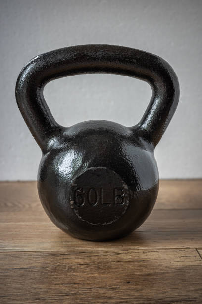 istock Kettlebell strength resistance training weightlifting exercise equipment dumbbell free weight 2166168406