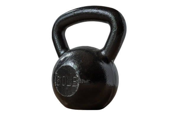 istock Kettlebell strength resistance training weightlifting exercise equipment isolated on white background dumbbell free weight 2166169416