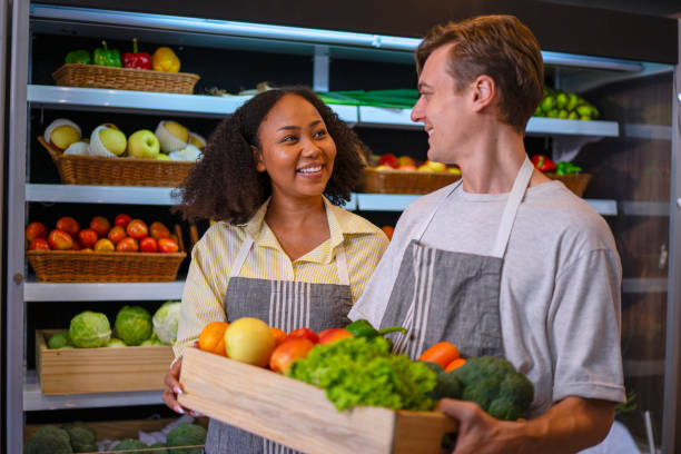 istock Entrepreneurs are working at minimart. 2166172851