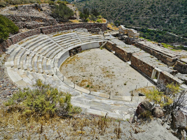 You would never expect to find an amphitheater in Milos