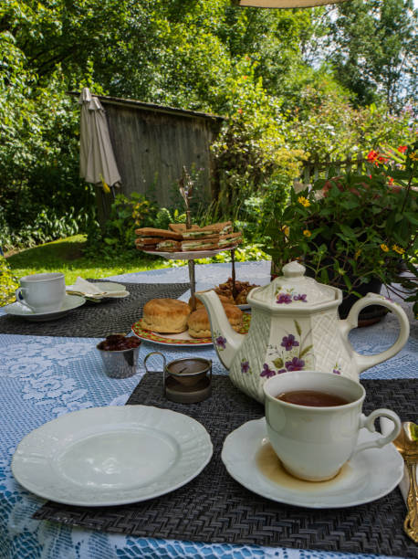 istock traditional English cream tea 2166183090