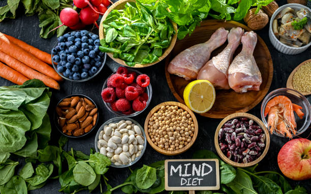 istock Food products representing the MIND diet 2166187752