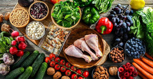 istock Food products representing the MIND diet 2166187771