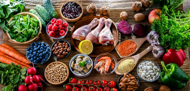 istock Food products representing the MIND diet 2166187839