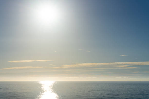 Sunriset above the North Sea. With copy space. Shot with a 35-mm full-frame 61MP Sony A7R IV.