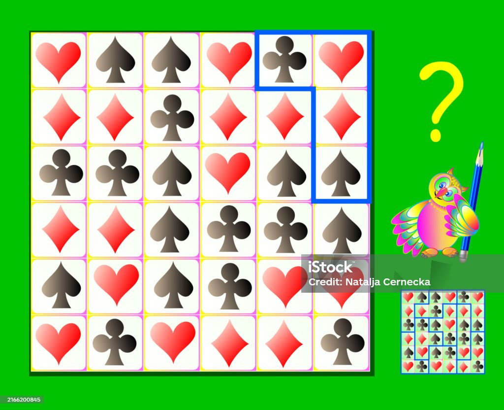Logic Puzzle Vector Logic Puzzle Game Need To Draw The Lines So That Every Figure Will Have ...