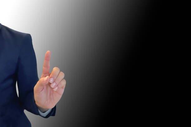 istock Finger Touching business concept 2166202082