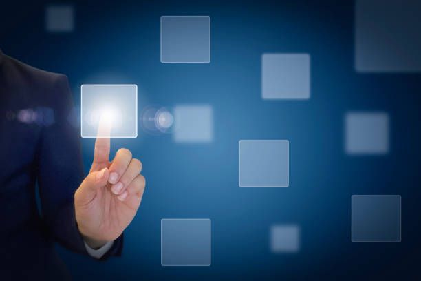 istock Finger Touching business concept 2166202156