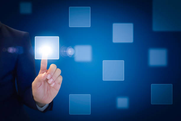 istock Finger Touching business concept 2166202157