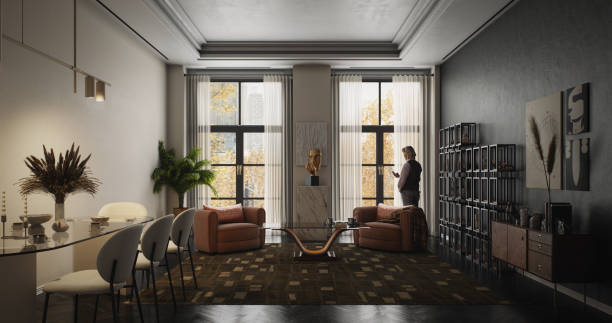 istock Elegant Art Deco Home Interior 2166216152