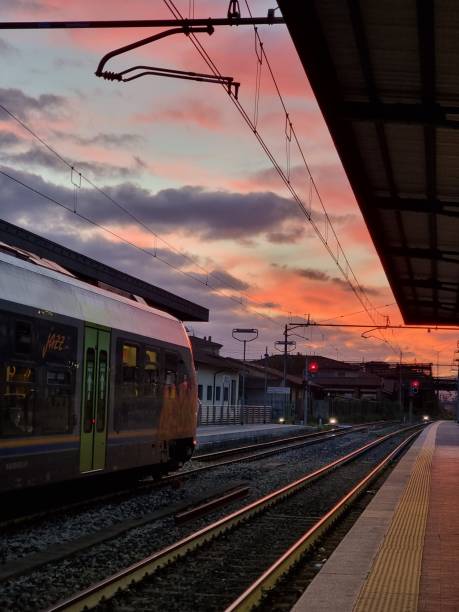 istock Twilight Commute: Serenity at the Station 2166219377