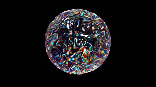 istock Colorful glass sphere 2166221953