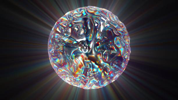 istock Colorful glass sphere 2166222123
