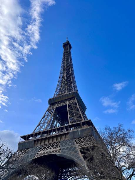 istock Eiffel Tower Against a Clear Blue Sky 2166242489