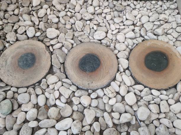 the path is made of coral stone