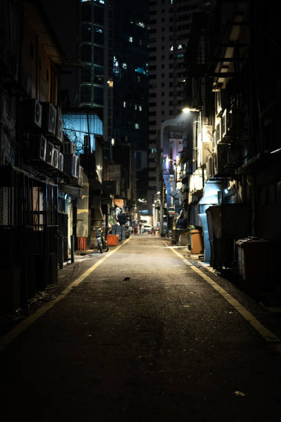 istock Dark and lonely Street 2166261335