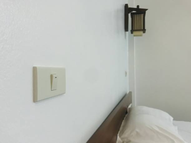 istock Electric switch in bedroom 2166267872