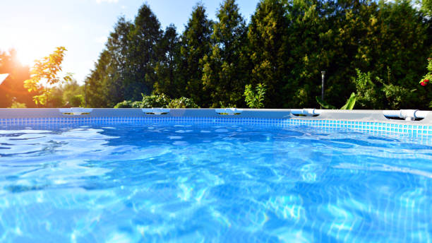 istock Natural garden with water pool. 2166268978