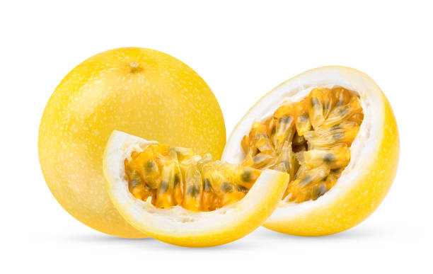 istock yellow passion fruit isolated on white background 2166270082