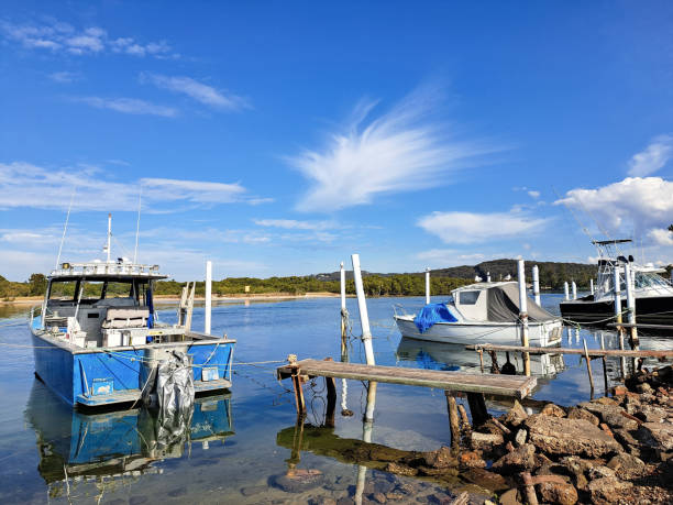 Coffs Harbour marina - Australia a popular tourist destination.