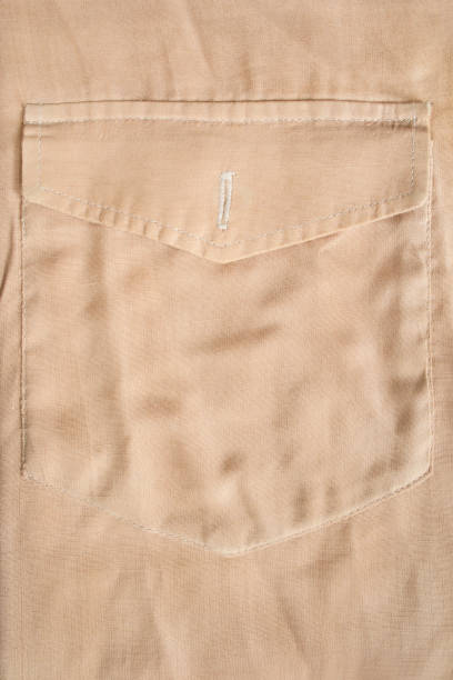 istock Shirt flap pocket closeup 2166284726