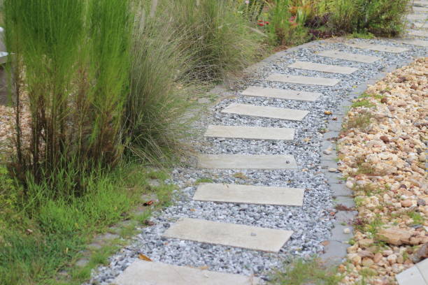 istock Walkway in the garden 2166294270