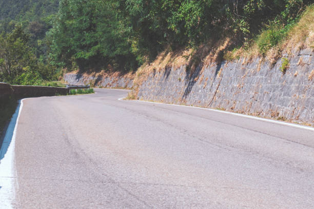 A road in the Apennines, Italy