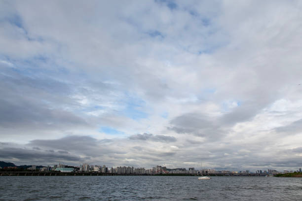 Landscape at Han River in Seoul, South Korea