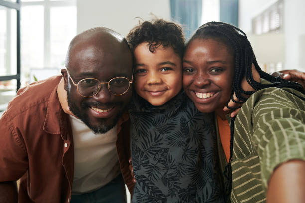 istock Happy young affectionate family 2166305027