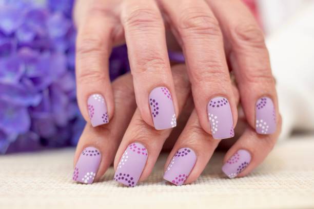 istock Summertime Flower Nail Art Designs 2166309047