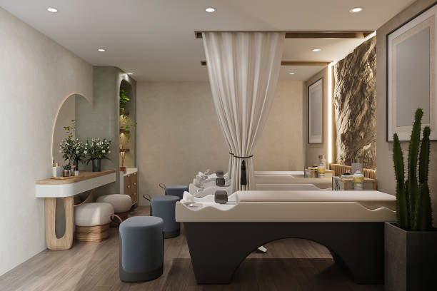 istock Modern hair spa Room With Beautiful Interior 2166310117