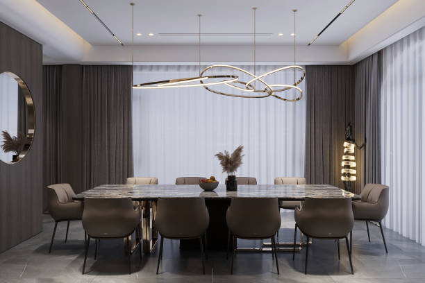 istock A great modern dining room would look sleek and minimalist 2166310617