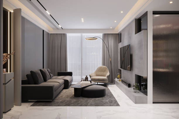 istock Modern Living Room Interior Design 2166310757