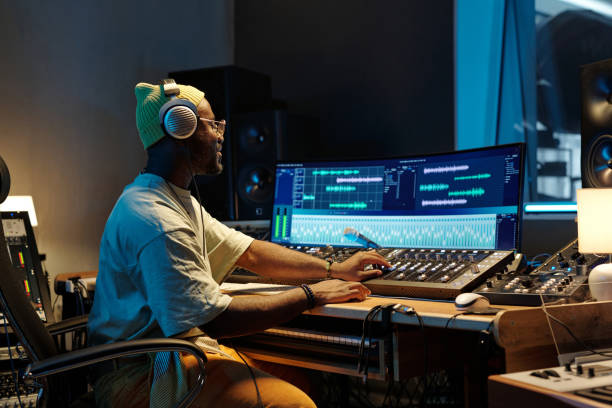istock Mixing Music in Modern Audio Recording Studio 2166312077