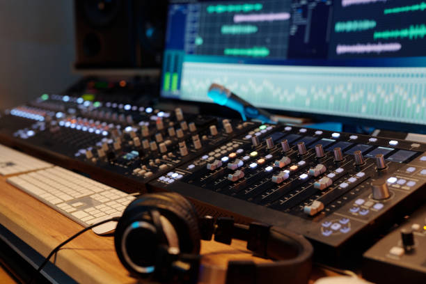 istock Mixing And Editing Soundtracks in Modern Studio Environment 2166312125