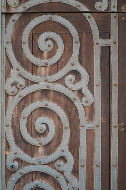 istock half vintage wood with metal fitting 2166315789