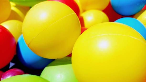 colorful plastic balls. toy