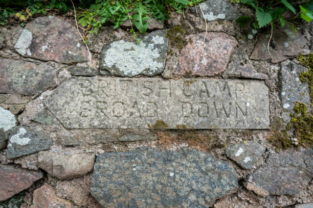 istock British Camp Sign, Malvern Hills, UK 2166342816