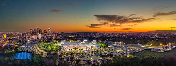 Los Angeles California sunset view