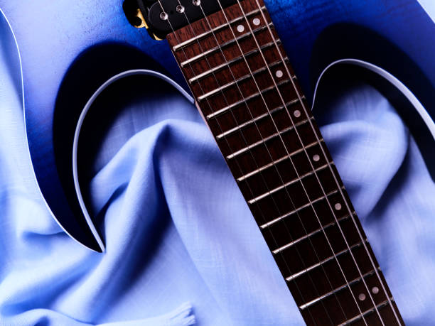 istock Fretboard of modern electric guitar. Close up. 2166346072