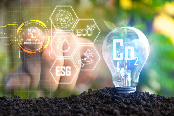 istock Ideas for using AI systems to help control pollution in a green world, ESG, Co2, ECO 2166347078