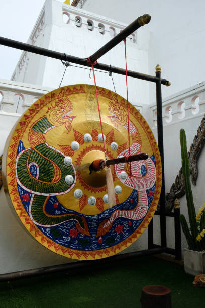 istock copper gong on the territory of a Buddhist temple 2166347199