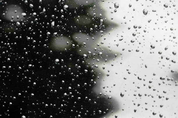 drop on glass