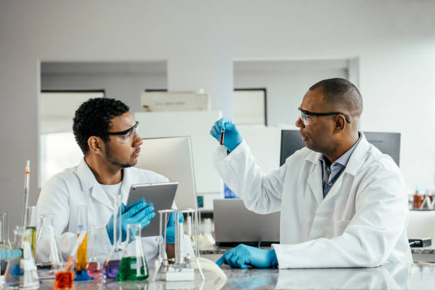 istock Teacher and student scientist in the laboratory 2166352673