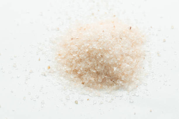 istock pink himalayan salt mound, pink ground himalayan salt crystals 2166361111