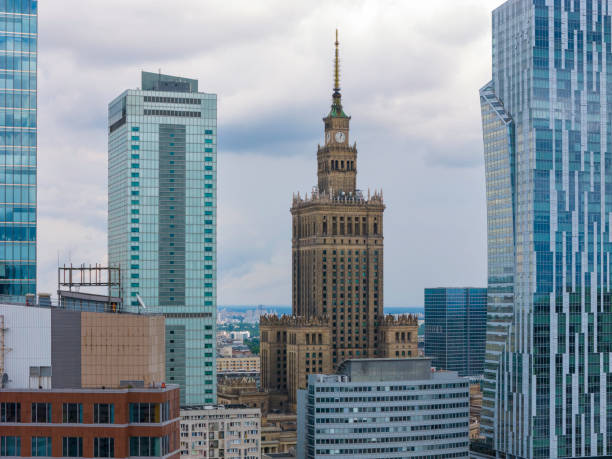 the centre of Warsaw, Poland