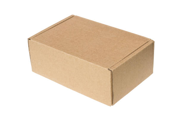 istock Plain brown cardboard box with flaps, perfect for shipping or storage. Isolated on a white background for presentations or packaging design concepts. 2166363813